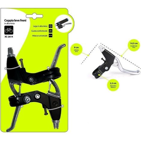 Trade Shop - PAAR ALUMINIUM-BREMSHEBEL UNIVERSALBEFESTIGUNGEN FÜR FAHRRAD XC-2614 -