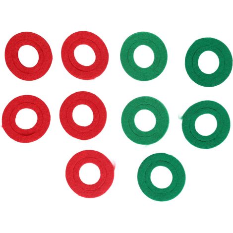 10 Joints Rondelles Fibre Isolantes Protection de Bornes Batterie Étanchéité Anti-Fuite Rouge et Vert (1/5)