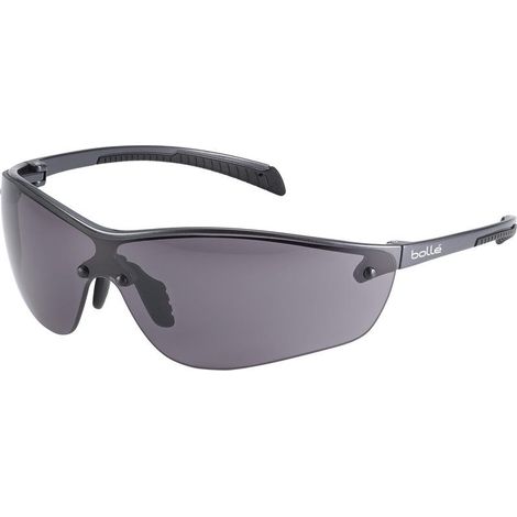 SILIUM+ - Montura PC - Patilla con PC y TPE - PC ahumado oscuro anti-rayaduras y anti-vaho PLATINUM