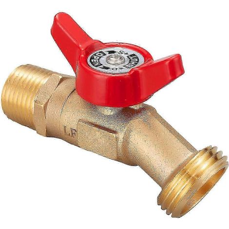 Lot de 2 tuyaux de vidange de chaudière Premium Rice à 90 degrés avec vanne Delik Durma et entrée NPT 1/2". (1/5)