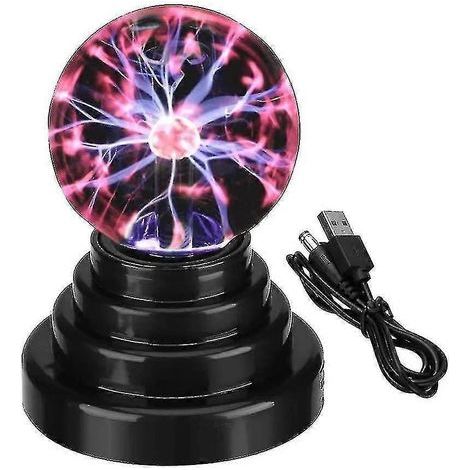 Douille à bille magique USB de 7,6 cm (3 pouces) avec lampe à cristal tactile, sphère de stérilisation et de pureté anionique. (1/5)