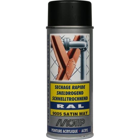 Peinture spray noir MOTIP 07164 (1/5)