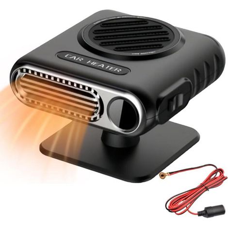 Désembueur de voiture 150W 12V Rotation sur 360 degrés Pour le dégivrage et le désembuage des véhicules rouge