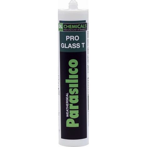 DL CHEMICALS Pro Glass Silikon - Speziell für Glas - 300 ml Kartusche - Weiß - 0100085N716464