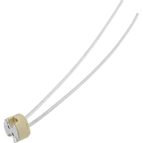 BeMatik - Douille G4 G5.3 G6.35 MR16 pour ampoule halogène 15cm (1/3)