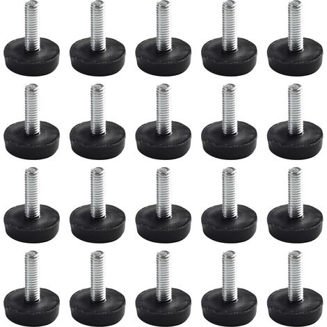 Conception à vis M6 réglable : Ce pied de nivellement pour tables (1/5)