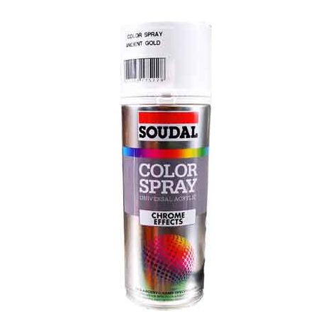 BOMBOLETTA SPRAY METALLI PREZIOSI SOUDAL 400 ml - Effetto Argento - 6 pezzi- SOUDAL