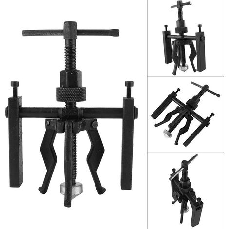 Extracteur de Roulement Intérieur à 3 Mâchoires pour retirer les engrenages, Extracteur de palier intérieur en Acier au Carbone outil mecanicien (1/5)