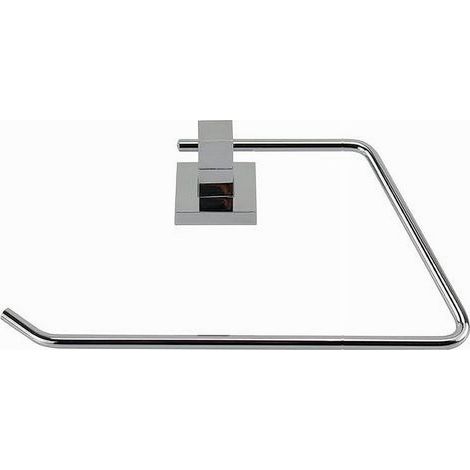 Cleafe - Porta Asciugamano Asciugamani Doppio Fissaggio A Parete Bagno Square 23cm 59182 - (1/2)