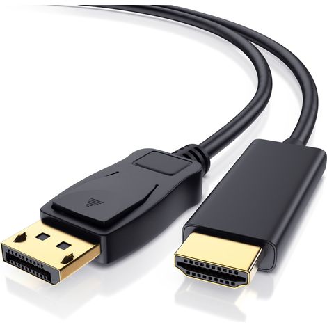 Primewire Premium DisplayPort auf HDMI Konverterkabel Adapterkabel 4K 3840 x 2160 @ 60 Hz - 2m (1/5)