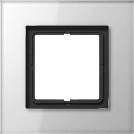Cornice LS Plus Jung Bianco Vetro compatibile quattro