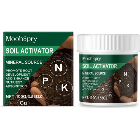MOONSPRY Soil Revitalizer, Plant Nutrient Additive, Soil Loosener, Soil Optimizer, Garden Care (1/5)