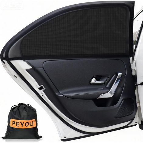 Sonnenschutz Auto Baby mit UV Schutz, 2 Stück, atmungsaktiv, universell (1/5)