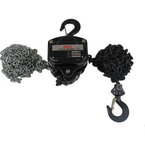 Heavy Duty Chain Block and Tackle 0.5 Ton 3 Metre (500KG 0.5T 3M Lifting Hoist)