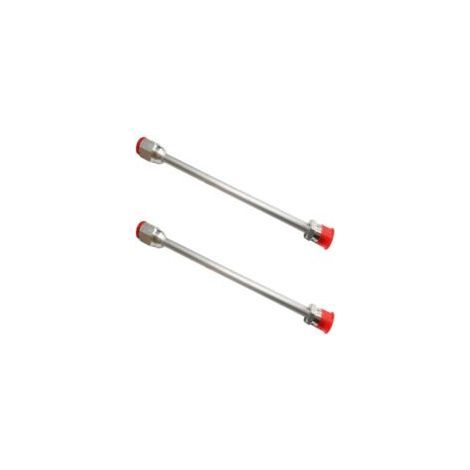 Mezheng – Verlängerungsstange für Airless-Spritzgeräte – 2 x 30 cm, Aluminiumlegierung – Kompatibel mit Titan/Wagner/Graco – Auslaufsicheres Sprühen – Crezuo