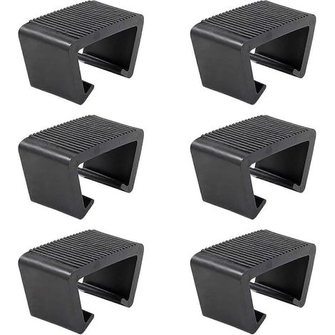 Set mit 6 Clips für Gartenmöbel, Clips für Rattan-Terrassensofas, Clips für modulare Sofas und Korbmöbel, Verbindungsstücke und Befestigungselemente für den Außenbereich, patentiert (1/5)
