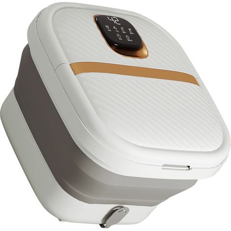 [Baquet de Spa pour Pieds] [Foot Spa] [avec chauffage et masseurs] - TPE Foldable, Bain électrique relaxant avec rouleaux de massage (1/5)