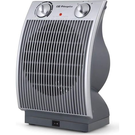 Orbegozo FH 6035 - Chauffage, oscillant, 2 niveaux de puissance de, fonction ventilateur, chaleur instantanée, thermostat réglable, 2200 W
