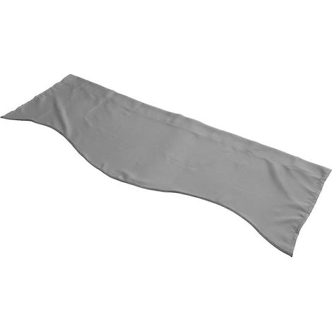 Cantonnière de rideau de cuisine en polyester gris foncé pour usage domestique (1/5)