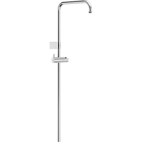 TRES 03463502 OVER-WALL Barra de Ducha Adaptable a Grifo Termostático Mural con Conexión Compatible Color Cromo - ref: 03463502