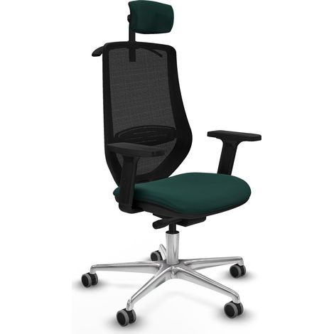 Piqueras y Crespo Mardos silla de escritorio verde confortable (1/3)