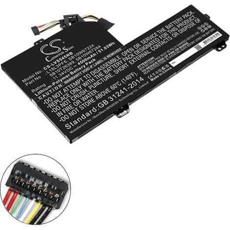 NX - Batterie ordinateur portable compatible Lenovo 11.34V 4500mAh - 5B10T26389 (1/4)