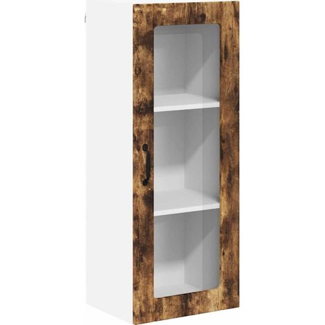 Meubles de Rangement,Armoire de cuisine avec étagère Chêne fumé 40 x 31 x 100 cm CFW212061 (1/5)