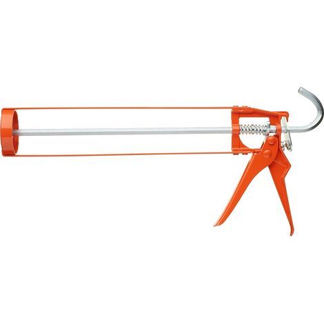 Pistolet à calfeutrer pour cartouches, produits d’étanchéité, silicone, adhésifs, fonctionnement facile, parfait pour les professionnels et les particuliers (1/4)