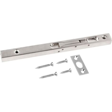 Verrou de sécurité pour porte d'entrée, loquet encastré en acier inoxydable 304, boulon (1/4)