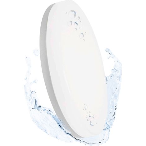 Barcelona Led – Plafonnier LED rond étanche blanc 24W CCT – 2400lm – IP65 pour salles de bains et espaces extérieurs couverts – Installation facile en saillie (1/5)