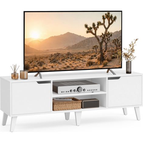 Meuble TV, pour Télévision jusqu'à 65 Pouces, Longueur 147 cm (1/5)