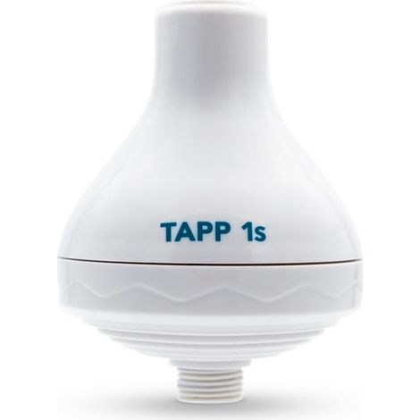 Tappwater ShowerPro - Filtro Acqua per Doccia Migliora di Pelle e Capelli. Filtro Doccia Anticalcare, Cloro e Metalli Pesanti (Bianco) (1/3)