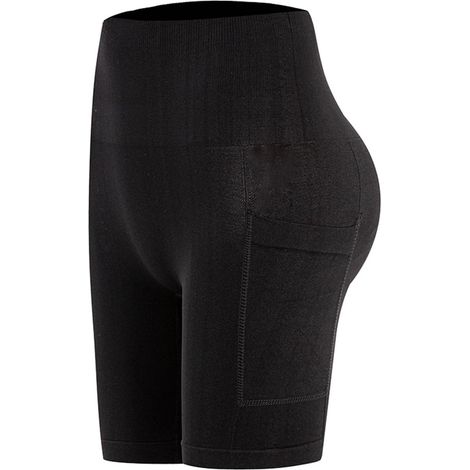 Short de sport respirant à séchage rapide pour femme avec poche pour fitness, entraînement, cyclisme, course à pied, pilates avec poches (1/5)