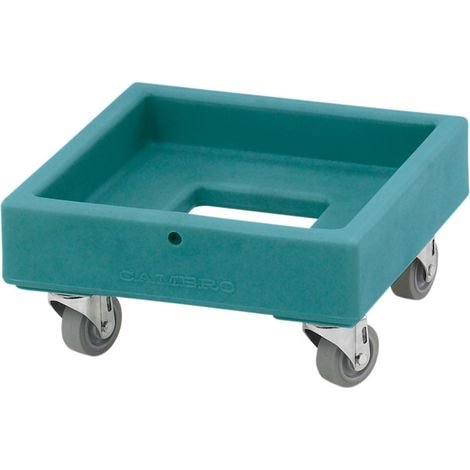 Chariot Camdolly cageots et caisses - 41 x 41 x 21.5 cm - Bleu Ardoise - Cambro