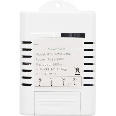 Intelligenter WLAN-Schalter mit Sprachsteuerung, Zeitplanung und Echtzeit-Feedback, 85–260 V Wechselstrom (1/5)