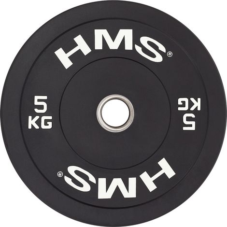 Schwarze olympische Stoßfängerplatte, 5 kg