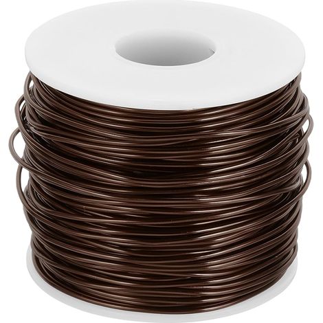 Fil D'Art En Aluminium Anodisé 15 Gauge Fil Souple Marron (1/5)