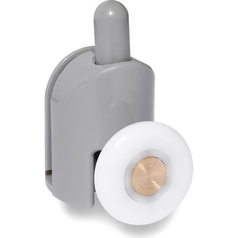 Armazi untere Einzelkabinenrollen 23 mm grau 2 Stück.