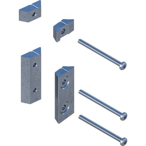 Buderus Klemmbacke für Kompressor, 4 Stück, 8738216415