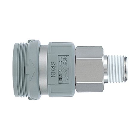 Raccord rapide pneumatique SMC vers Femelle Rc 1/4 R 1/4pouces en Laiton ( Prix pour Sachet de 5 )