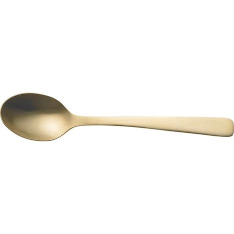 Jean Dubost - Cuillère à café monobloc Jet doré (lot de 6) (1/2)