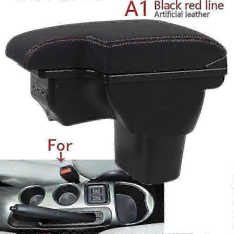 Boîte d'accoudoir pour Nissan Juke et Infiniti ESQ (2010-) - Accessoires intérieurs, rangement, pièces de rechange, USB (1/4)