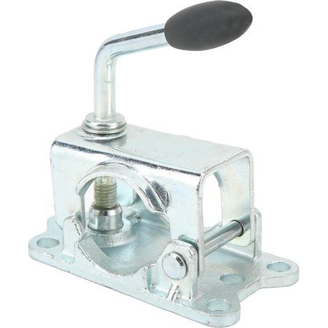 Support de roue de remorque en fonte galvanisée avec bride fendue pour tuyau de 48 mm de diamètre (1/5)