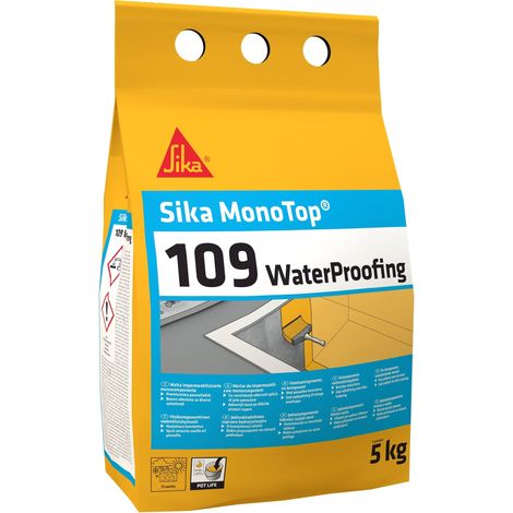 Impermeabilizzante impermeabilizzante SIKA Monotop 109 - 5kg (1/4)