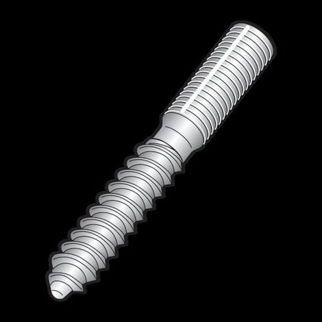 Goujon pour supportage - M8 - 120 mm - WALRAVEN (1/3)