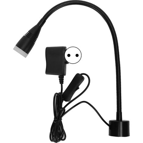 Lampe frontale LED à clip pour casquette, lumière d'éclairage puissante et réglable (1/5)
