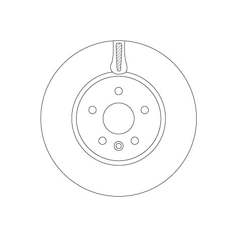 DISQUE DE FREIN AVANT DF6820 TRW
