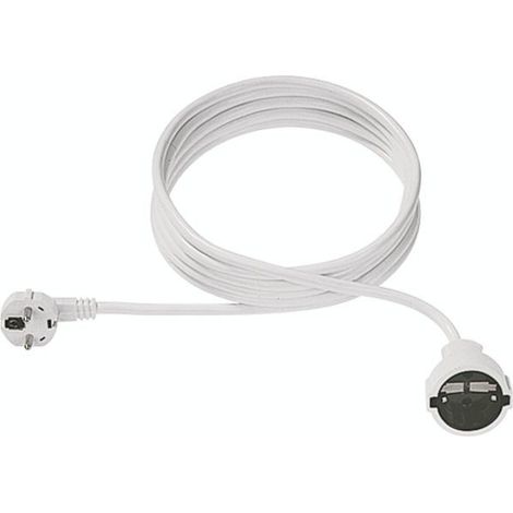 Bachmann 341.184 Strom Verlängerungskabel 16 A Schwarz 2.00 m H05VV-F 3G 1,5 mm²
