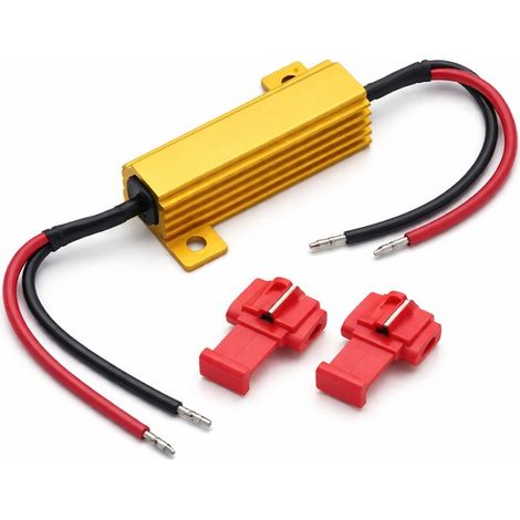 Résistance anti erreur ODB 5W - Dominos inclus - Canbus Anti-Message OBD / Ampoule Grillée – Universelle (12V)