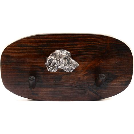 Irish Wolfhound - gancio per accessori, gancio per medaglie con un cane, ganci per chiavi di Art-Dog (1/5)